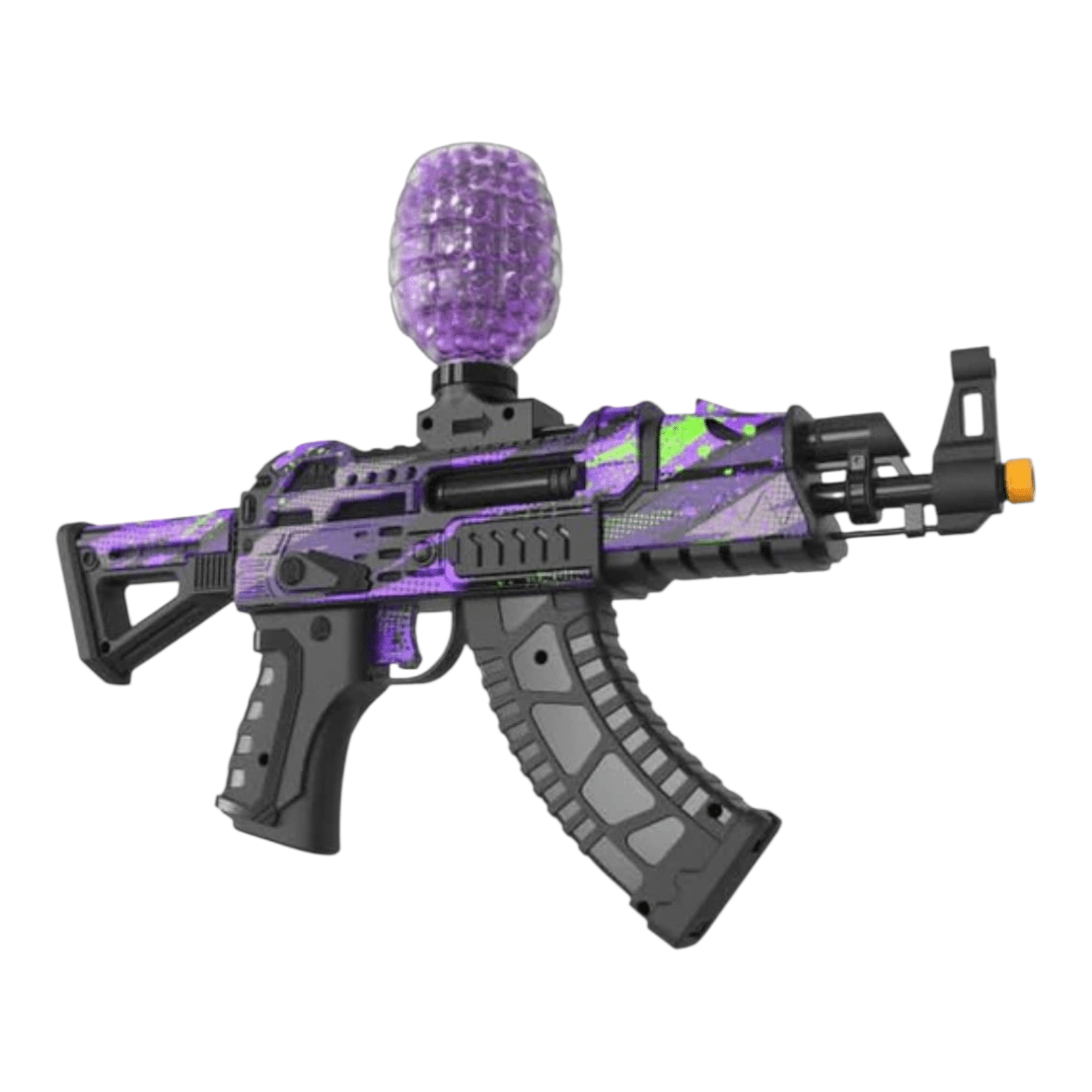 AK Shark Gel Blaster Purple Camouflage Edition - unik design og styrke til sjove dueller.