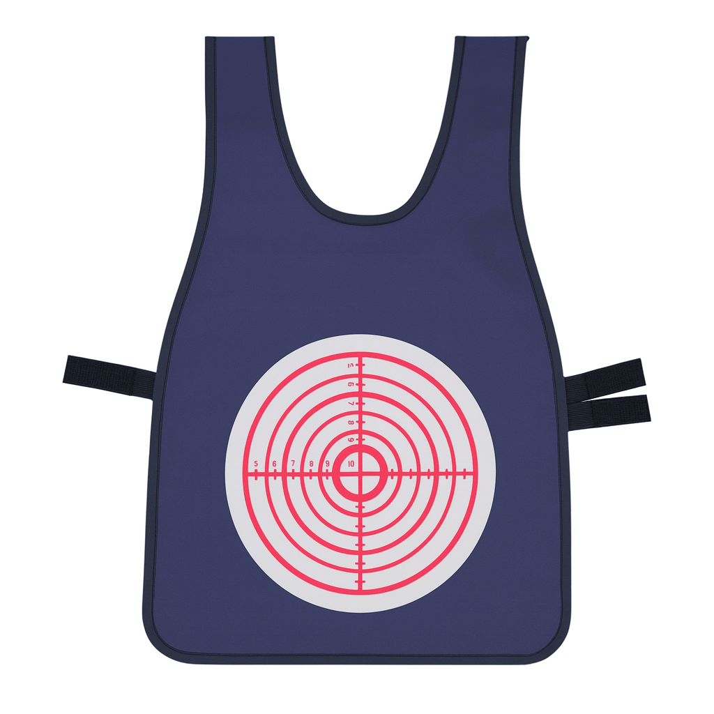 AquaTarget Vest Blå Str 8 - 12 År - Gelblastershop.dk