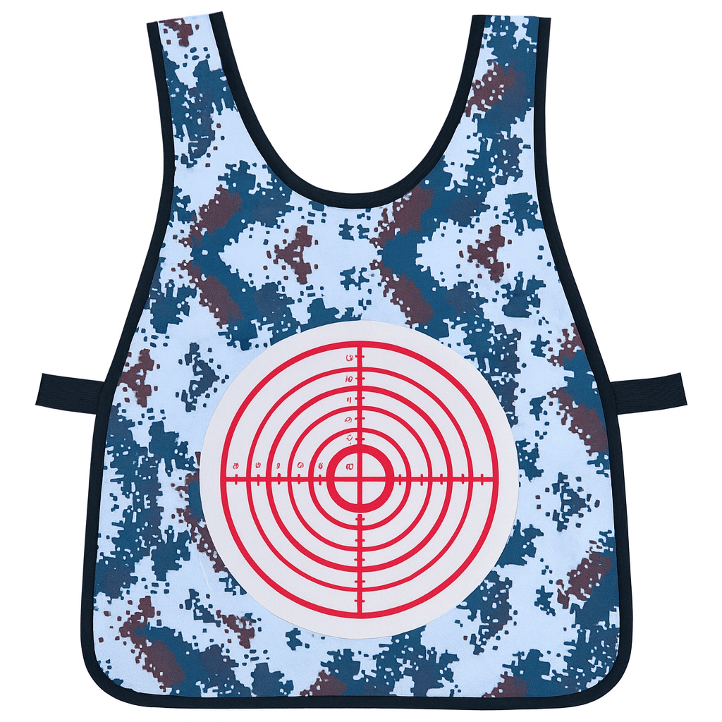 AquaTarget Vest Camo Str 8 - 12 År - Gelblastershop.dk