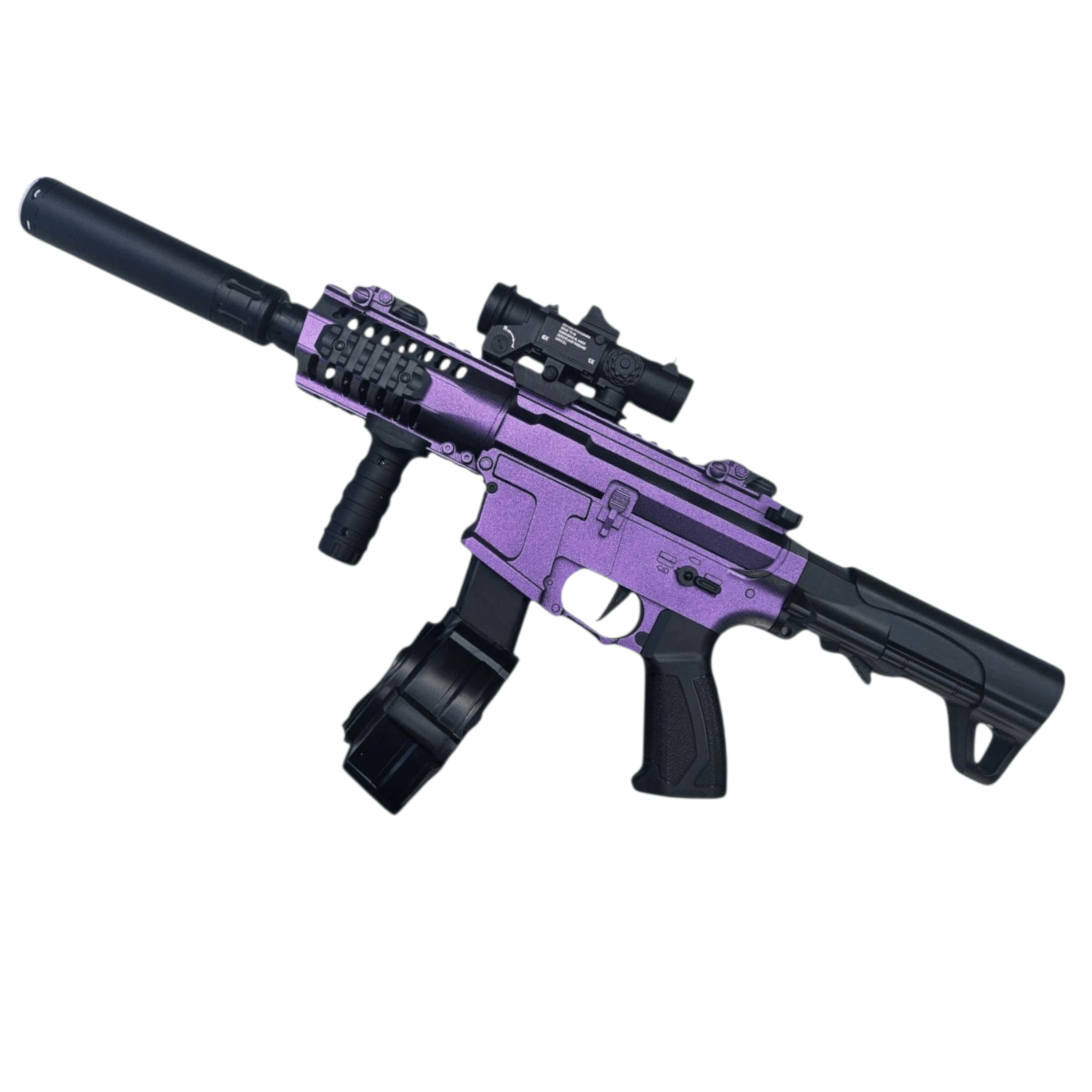 ARP 9 Gel Blaster Purple Edition med Tracer - kompakt og stilfuld gel blaster med tracer funktion.