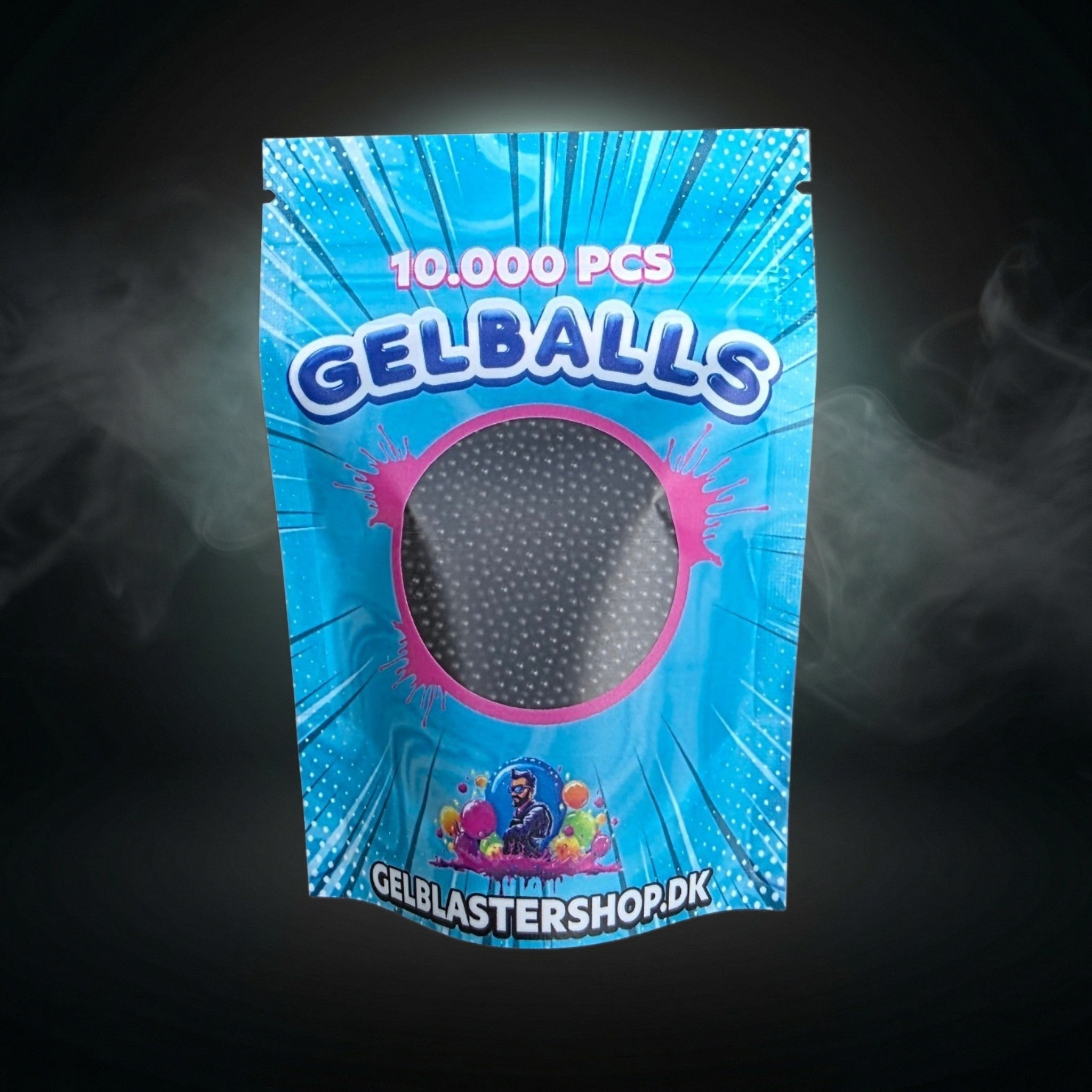 Gel Blaster Kugler – Midnight Black 10.000 stk – vandperler til gel blaster aktiviteter