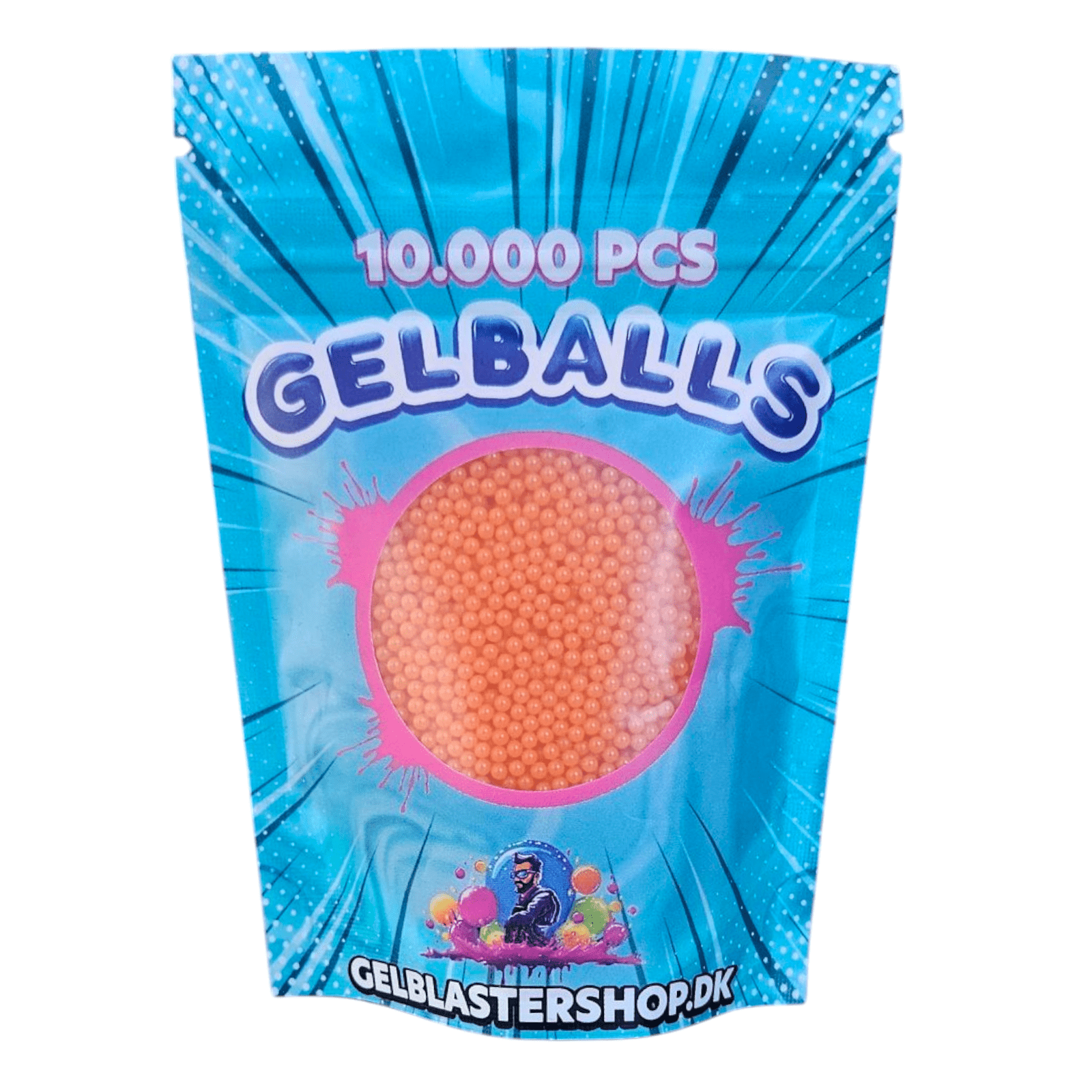 Gel Blaster Kugler Orange - Gelblastershop.dk