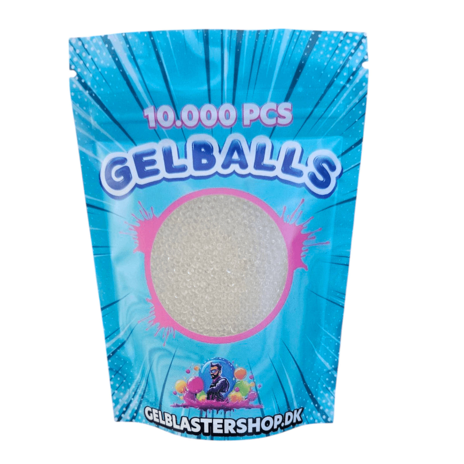 Gel Blaster Kugler Transparent - Gelblastershop.dk