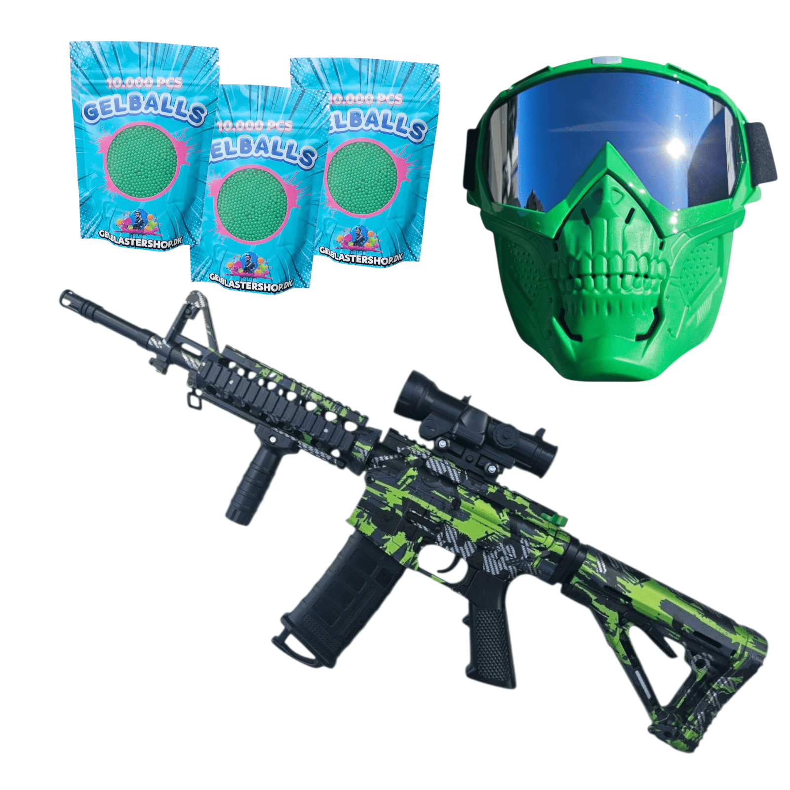 Gel Blaster Set Jungle Invasion Set - Gelblastershop.dk