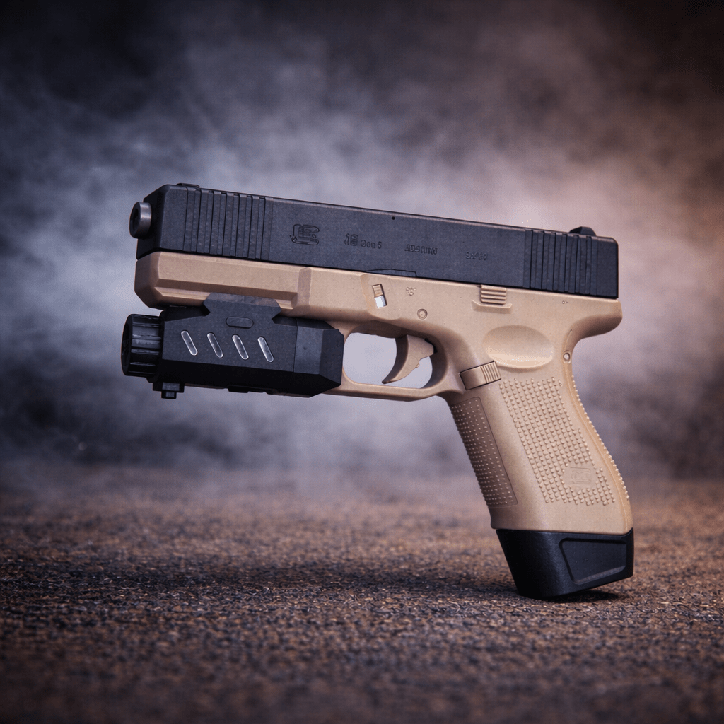 Glock 19 Nylon Gen5 TopModel Sand - Gelblastershop.dk