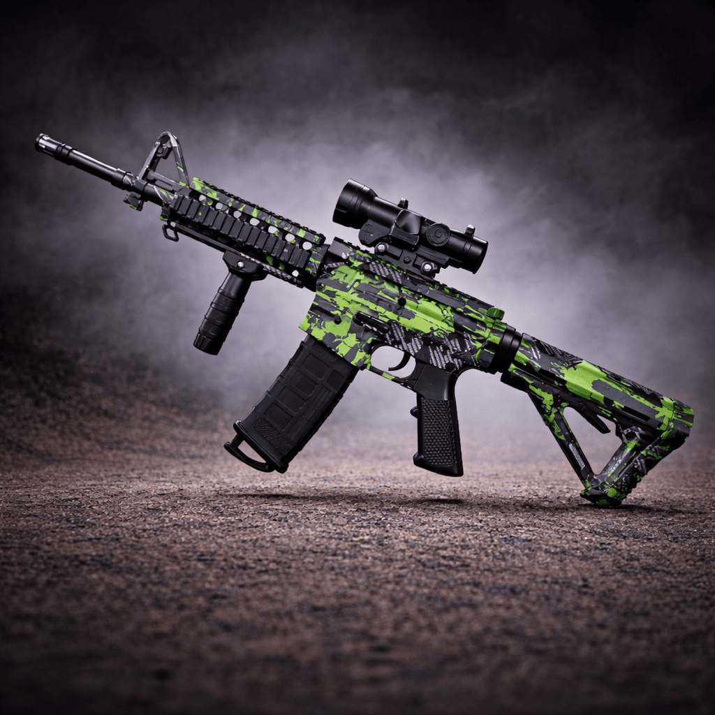 Green Vortex X4 Gel Blaster Green Edition - Gelblastershop.dk