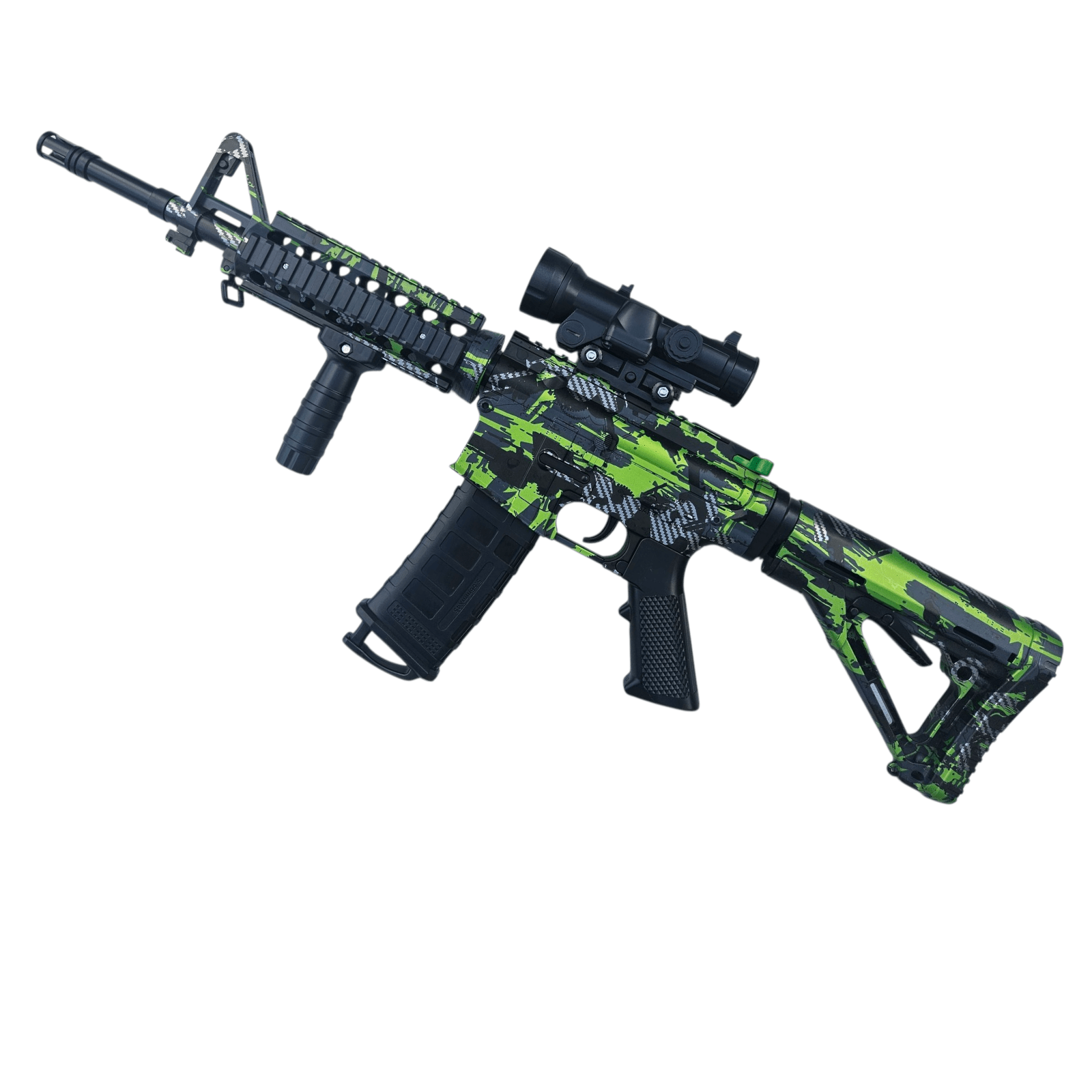 Green Vortex X4 Gel Blaster – Green Edition - Gelblastershop.dk