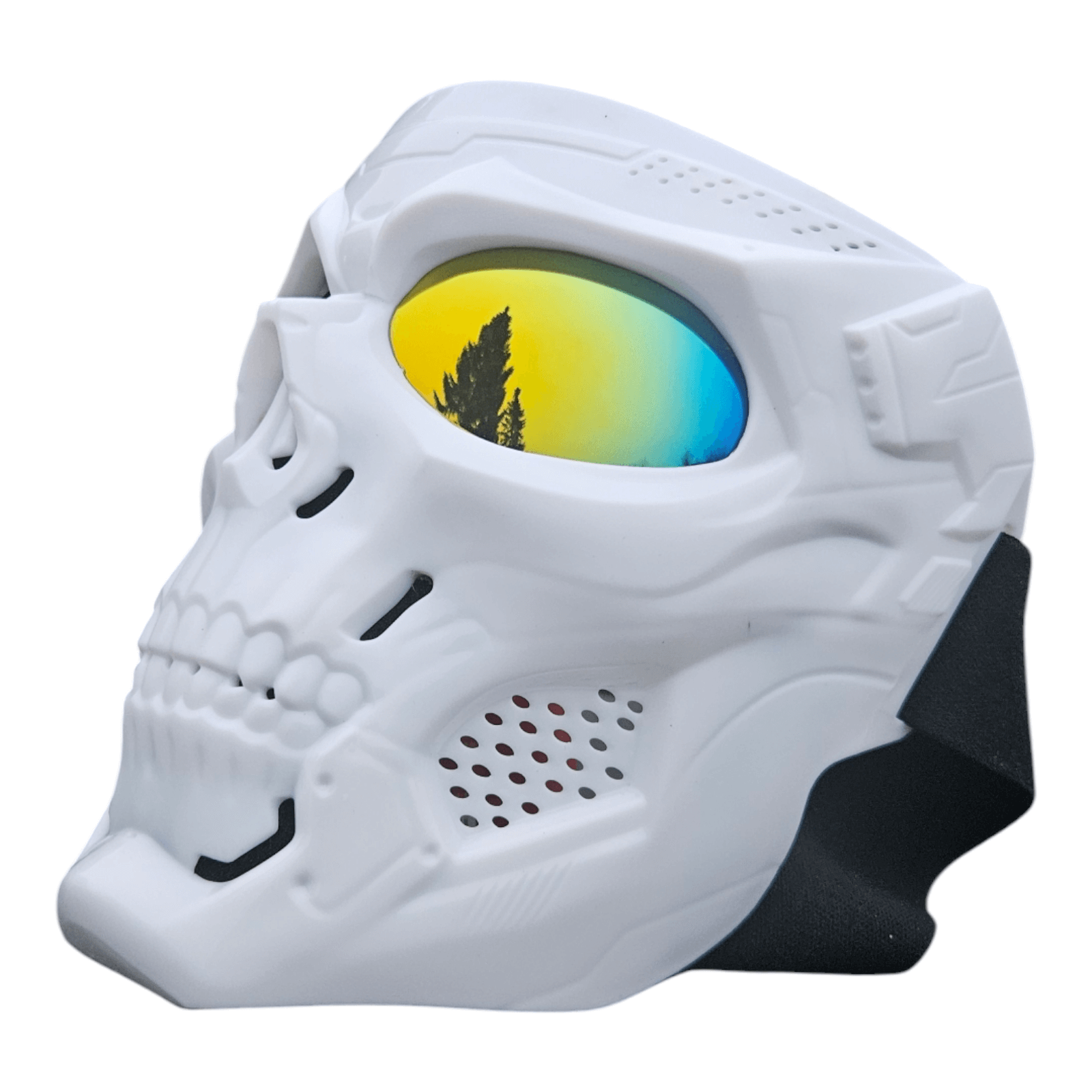 Hvid Skelet Maske - Gelblastershop.dk