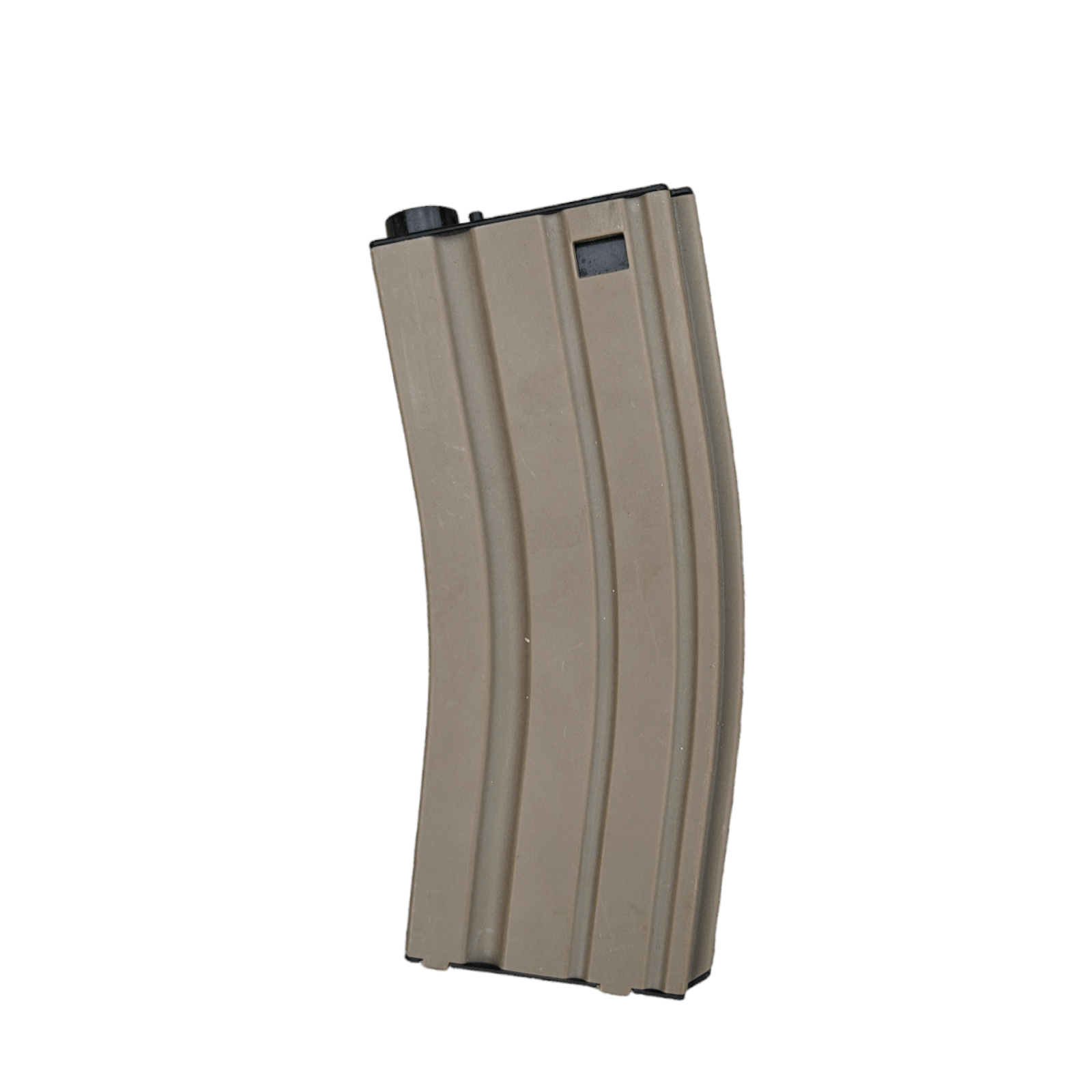 M4CQB magasin i sandfarve, designet til gelblaster med stor kapacitet og robust konstruktion.