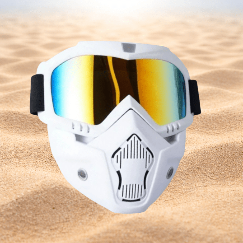 Maske Hvid - Gelblastershop.dk