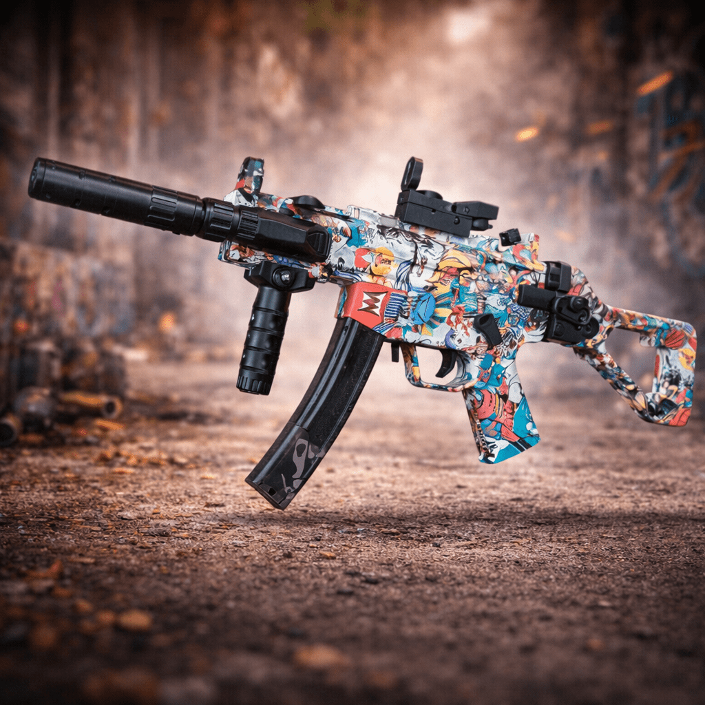 MP5K Gel Blaster Graffiti - Gelblastershop.dk