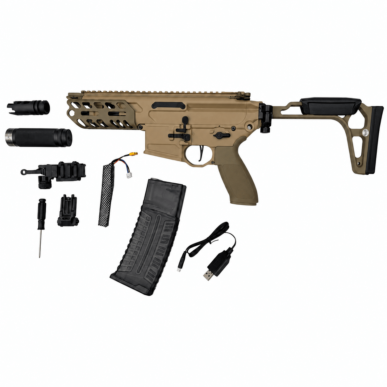 MX5 Gelblaster Pro Sand Color – produktbillede visning 2