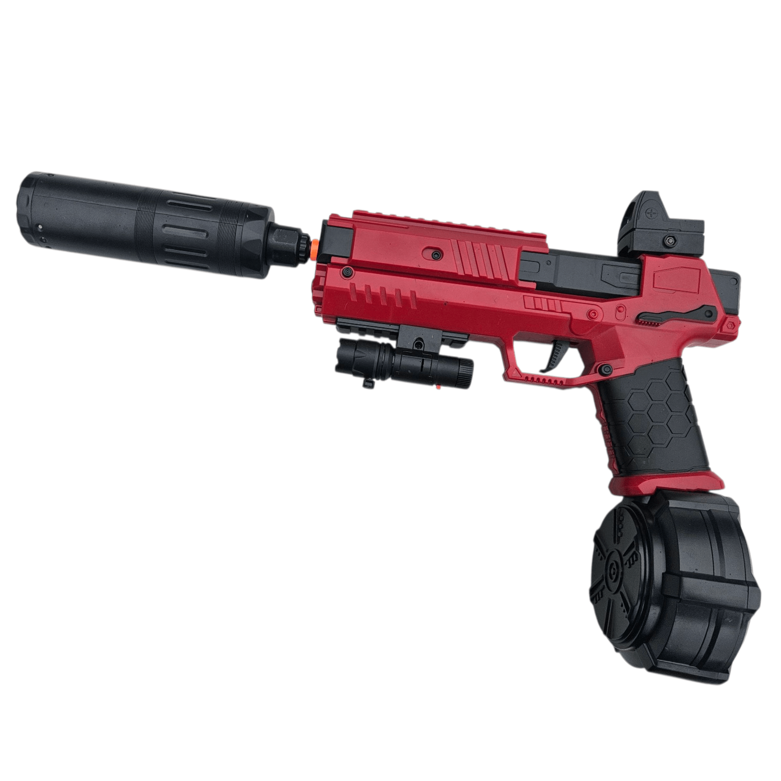 Rød Gecko Tracer Gel Blaster - Gelblastershop.dk