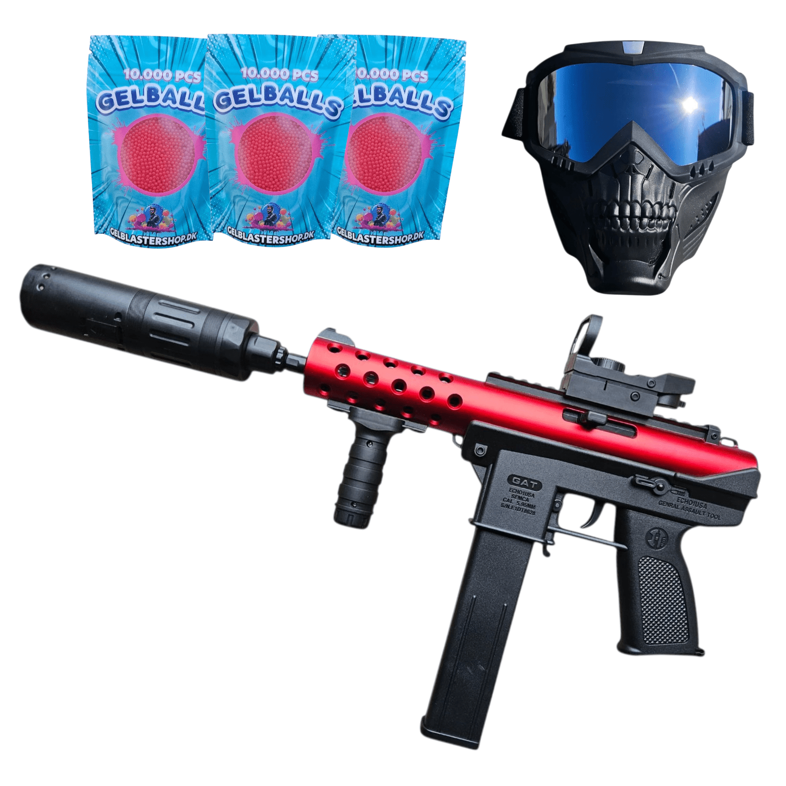 Street Inferno Set - Tracer Dual Magasine - Gelblastershop.dk