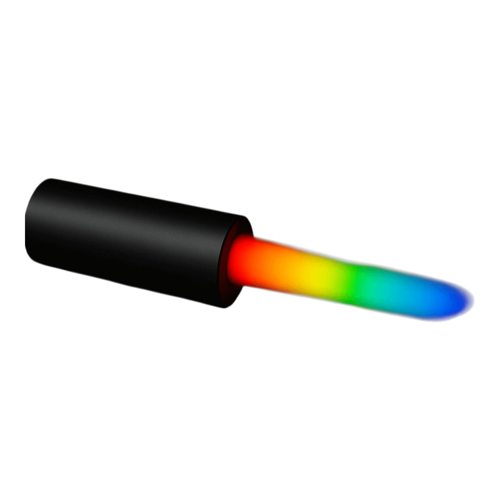 Tracer Rainbow Effekt 19-20 mm gel-blaster attachment emitting colorful rainbow light effects.
