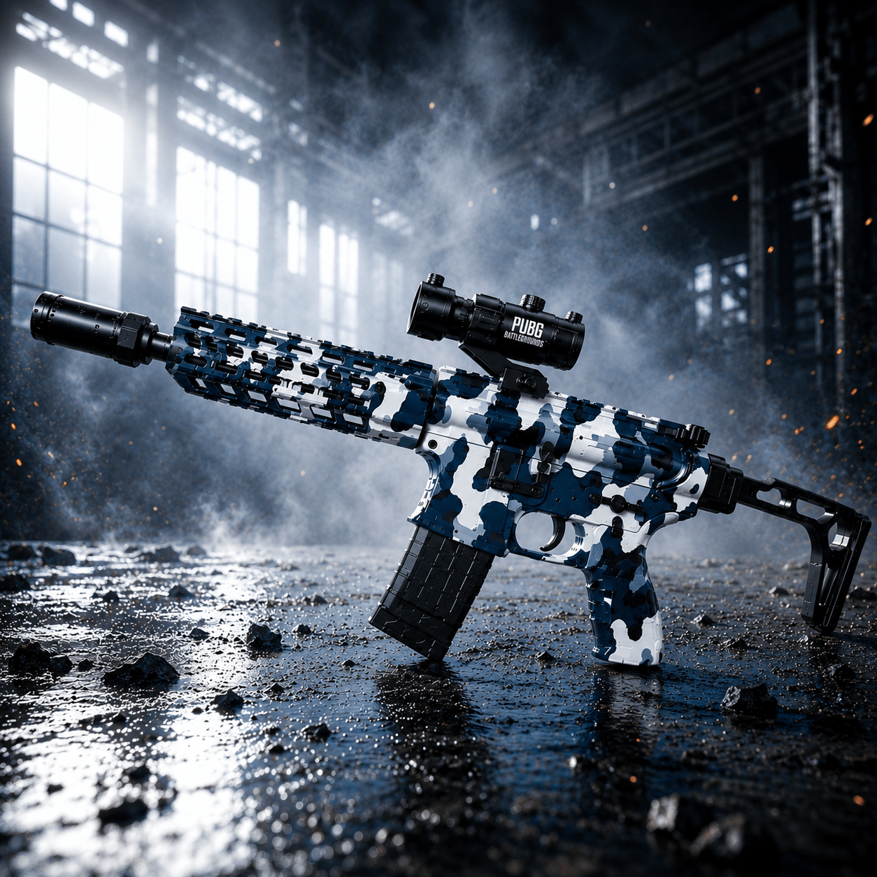 Vortex Blue Urban Tracer MX5 Gel Blaster - Gelblastershop.dk