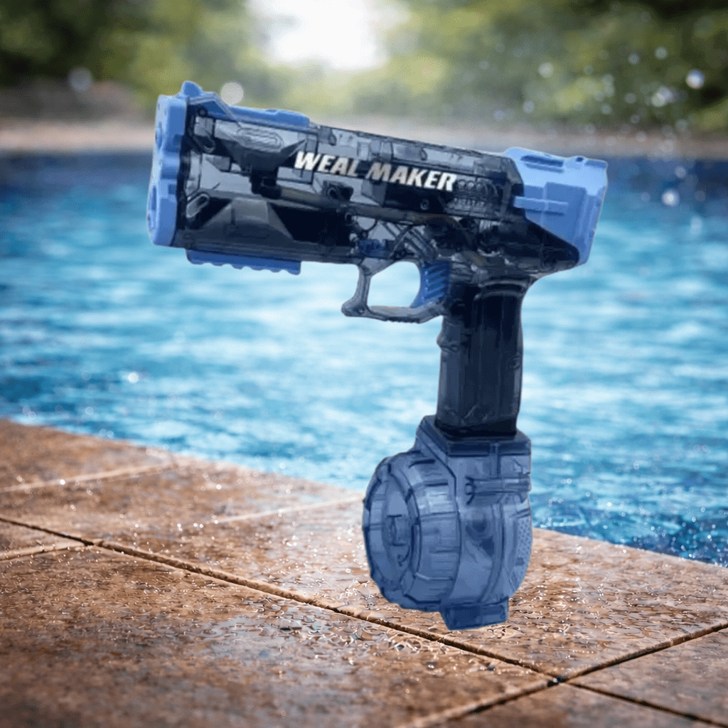 Weal Maker Elektrisk Vandpistol Blue - Gelblastershop.dk