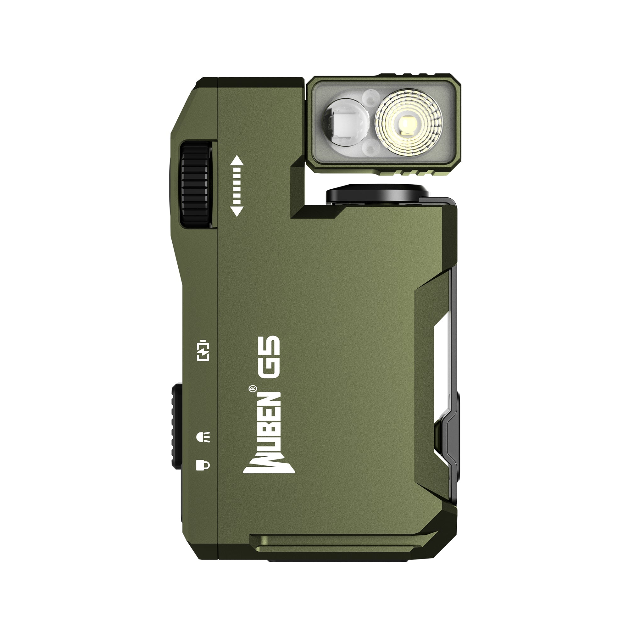 WUBEN G5 Grøn – Kompakt EDC LED Lommelygte, 400 Lumen - Gelblastershop.dk