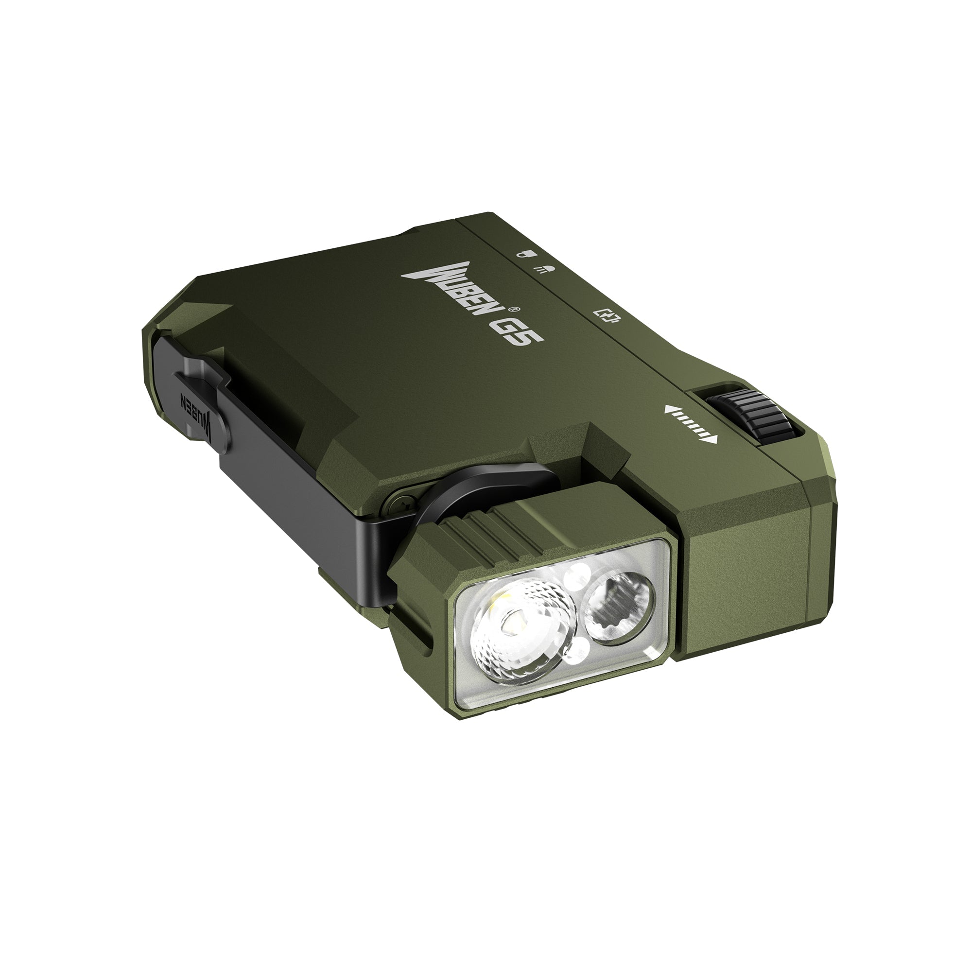 WUBEN G5 Grøn – Kompakt EDC LED Lommelygte, 400 Lumen - Gelblastershop.dk