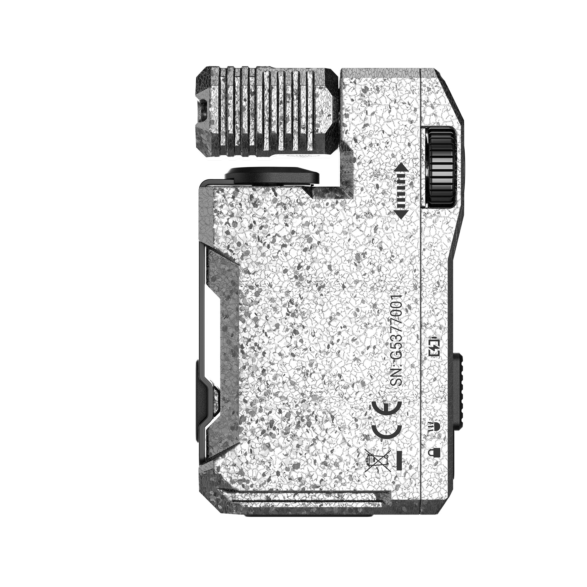 WUBEN G5 Sølv Ice Crack – Kompakt EDC LED Lommelygte, 400 Lumen - Gelblastershop.dk