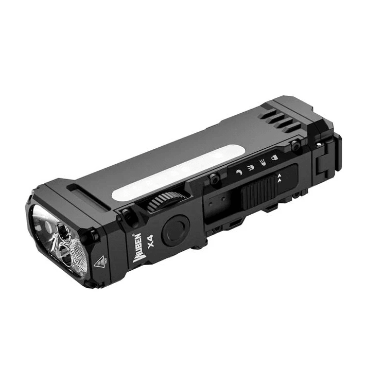 WUBEN X4 Sort – EDC LED Lommelygte, 1.500 Lumen - Gelblastershop.dk