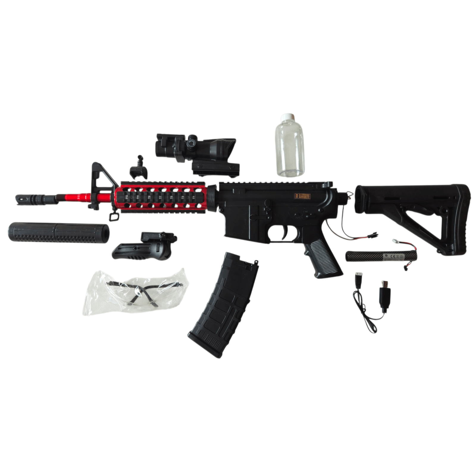 Xs 18 Black/Red Gel Blaster TopModel - Gelblastershop.dk