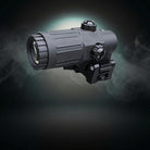 3X Tactical Magnifier Black – Flip Mount Optik til Gel Blaster - Gelblastershop.dk