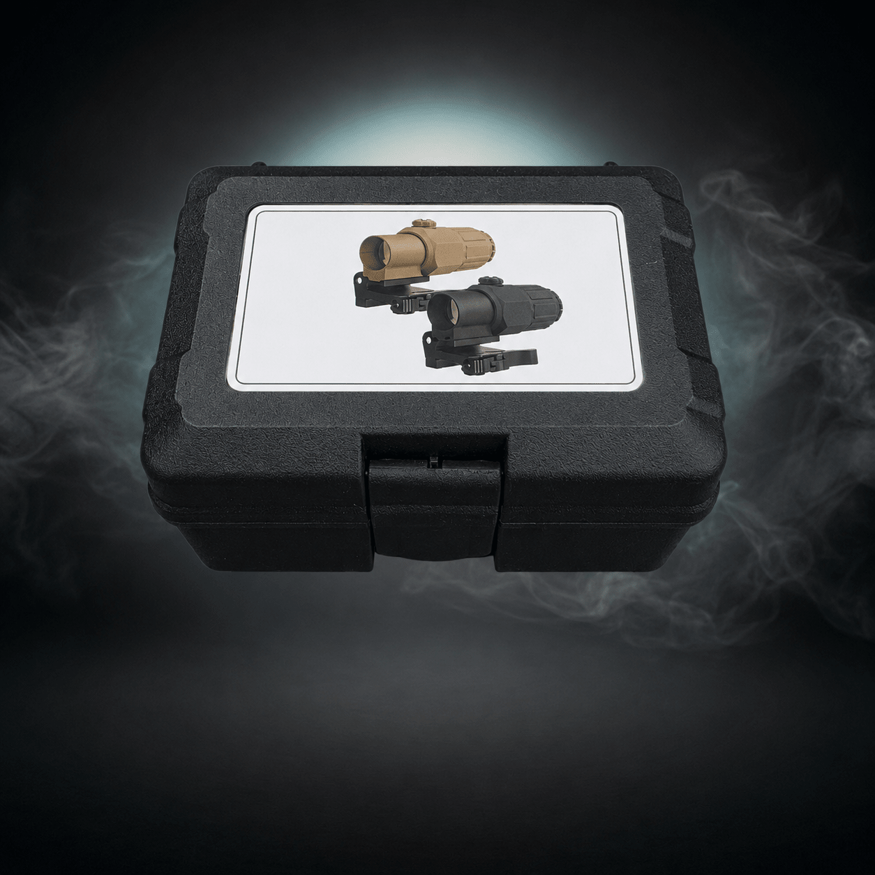 3X Tactical Magnifier Sand – Flip Mount Optik til Gel Blaster - Gelblastershop.dk