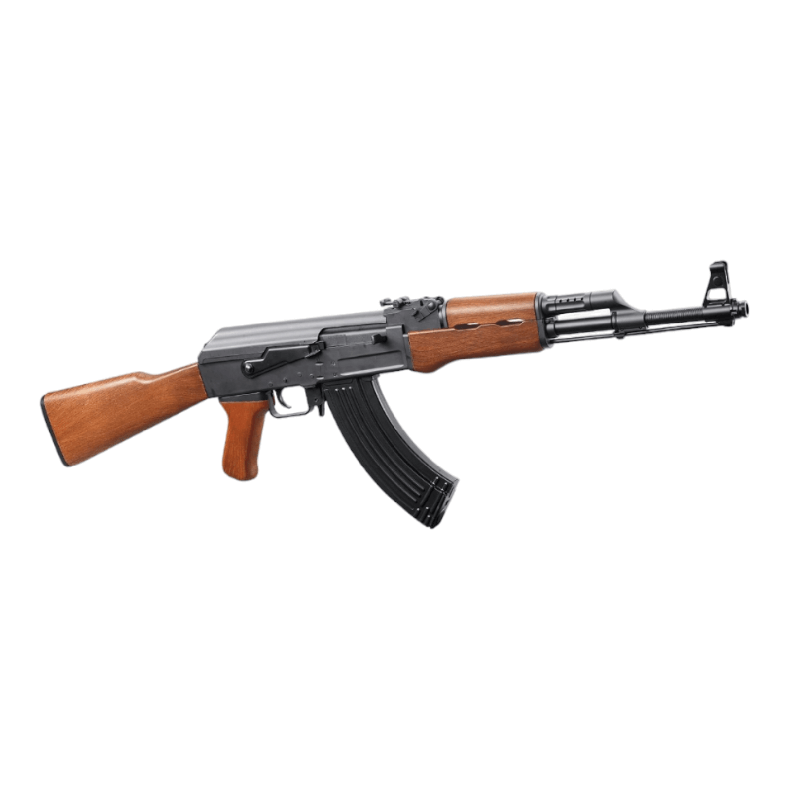 CYMA Pro AK Electric Gel Blaster with wooden stock, designed for fun and safe outdoor play for all ages.