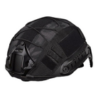 Camouflage Black Hjelm, a sleek black camo helmet designed for tactical use and comfort.