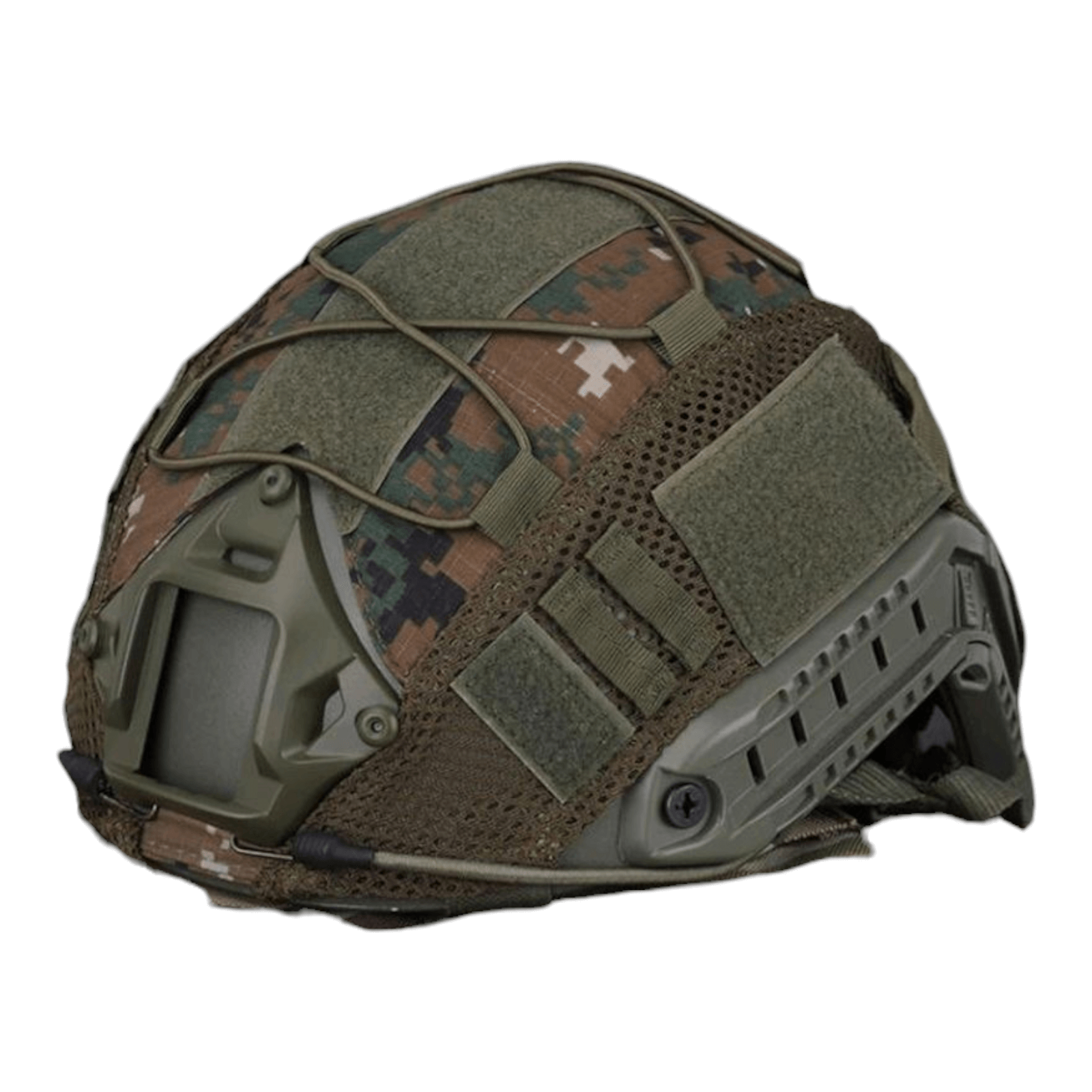 Camouflage green helmet designed for children aged 12+, featuring comfortable and stylish design for active play.