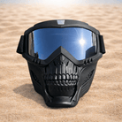 Black Skelet Silver Goggles: - Gelblastershop.dk