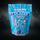 Cyan/Hvid Gel Blaster Kugler - Gelblastershop.dk