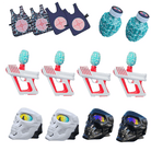 Familie Start Bundle kit with gel blasters, vests, gel beads, and skull masks for action-packed fun.