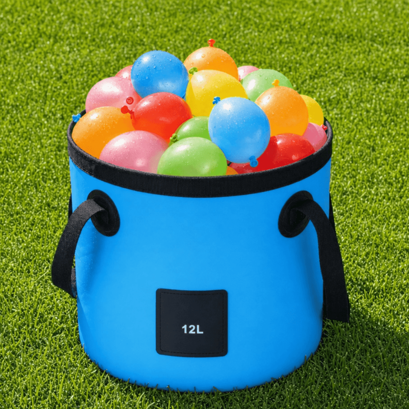 Foldbar Spand 12L – Klar Til Alt - Gelblastershop.dk