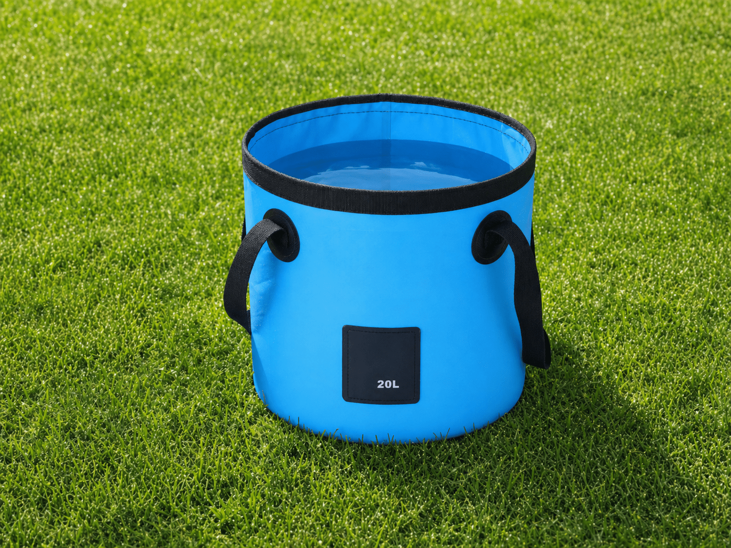 Foldbar Spand 20L – Til Vandballoner, Vandpistoler & Meget Mere - Gelblastershop.dk