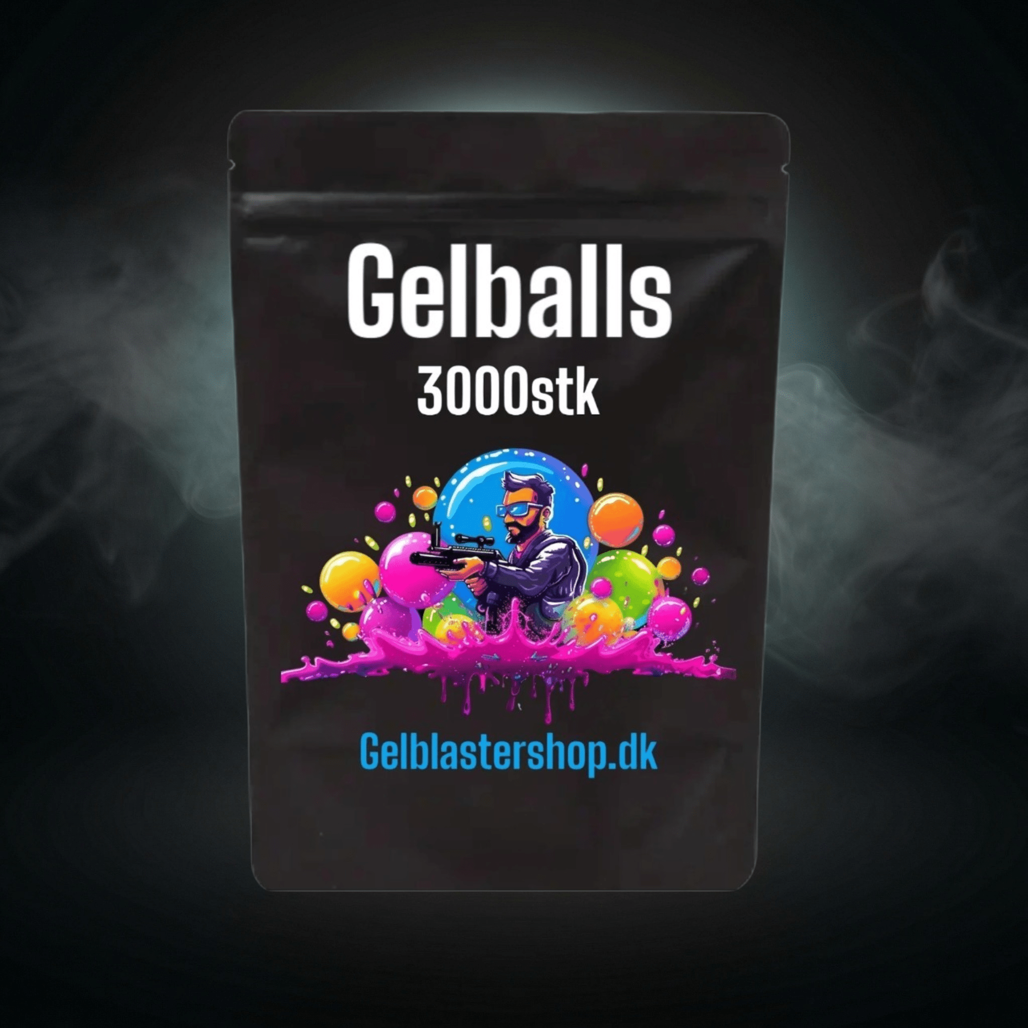 Gel Blaster kugler Blue 3000 stk - Gelblastershop.dk