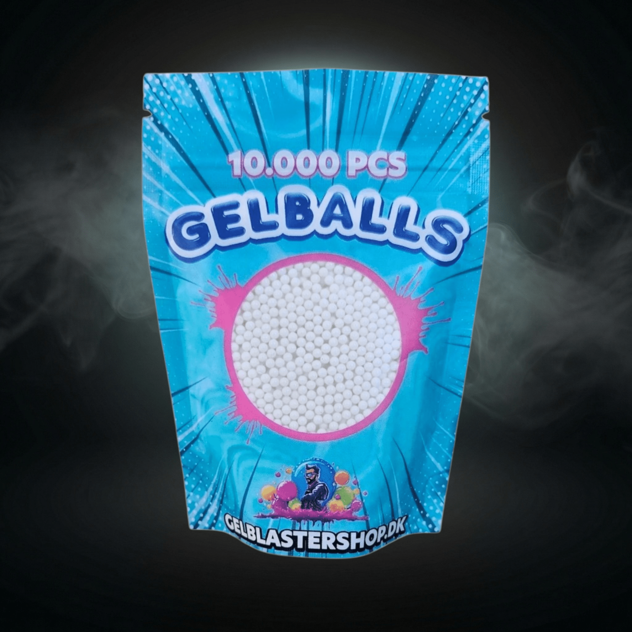 Gel Blaster Kugler White 10.000 stk - Gelblastershop.dk