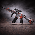 Gel Blaster SilverStrike X4 Gel Blaster Rød & Sølv Edition - Gelblastershop.dk