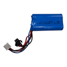 Li-ion batteri 7.4V – 1200 mAh (14500) med kabler, ideel til gel blasters og elektronisk udstyr.