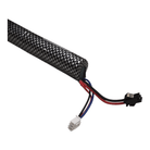 Li-ion batteri 7.4V 1200 mAh 2s med fleksibel kulfiber-kappe og forbindelser til gel blasters.