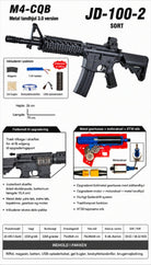 M4 Pro Black Gel Blaster Cyma JD-100-2 - Gelblastershop.dk