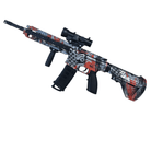 SilverStrike X4 Gel Blaster – Rød & Sølv Edition - Gelblastershop.dk