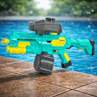 Space Strike Cyan Elektronisk Vandgevær - Gelblastershop.dk