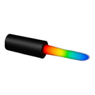 Tracer Rainbow Effekt 19-20 mm gel-blaster attachment emitting colorful rainbow light effects.