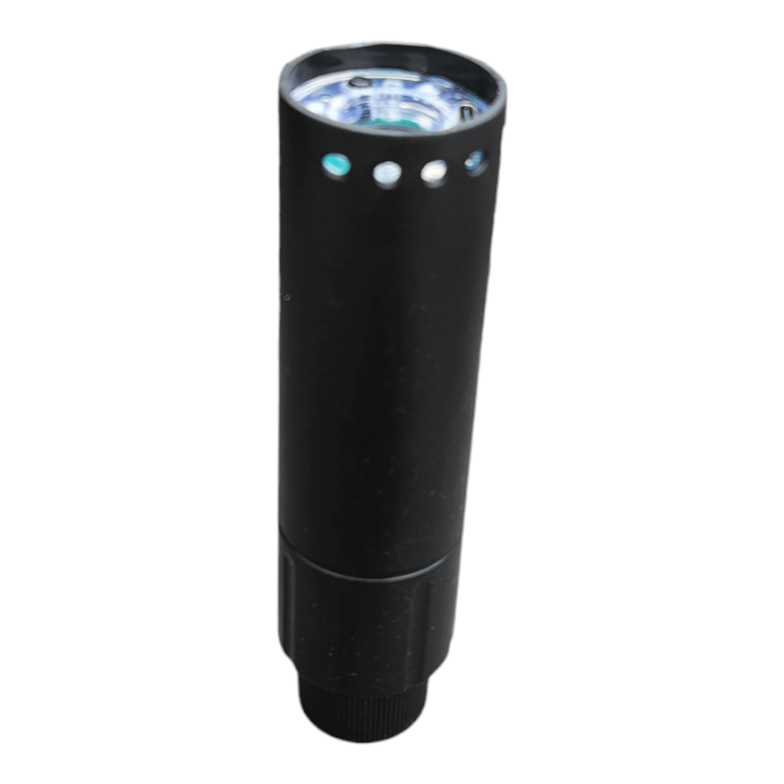 Black Tracer Rainbow Effekt unit for gel blasters, creating colorful light effects during play.