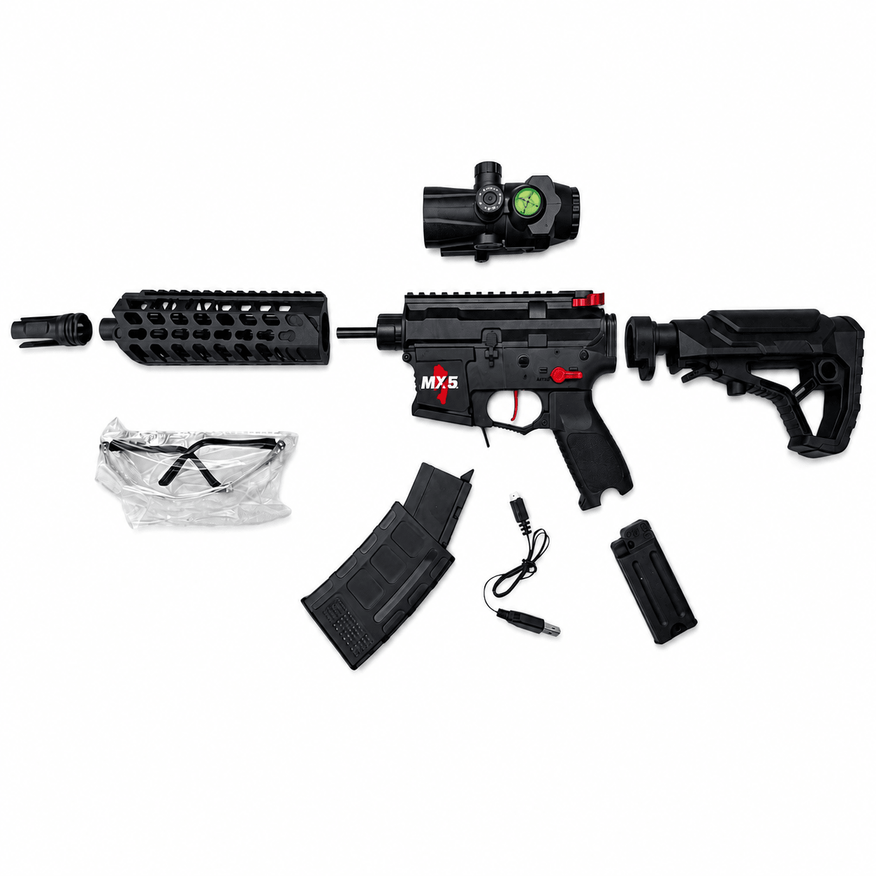 Vortex Black Urban MX5 Gel Blaster Shop - Gelblastershop.dk