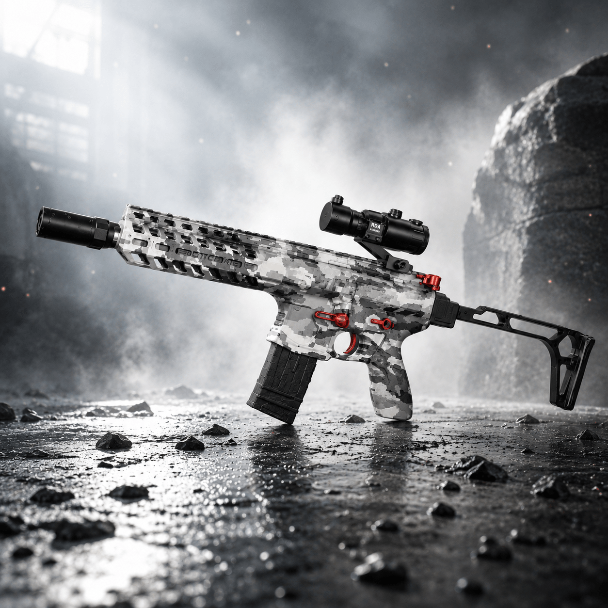 Vortex Grey Urban MCX Tracer Gel Blaster - Gelblastershop.dk