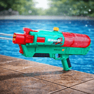 Waken 05 Green Elektronisk Power Vandpistol klar til sommerleg ved poolen med kraftige vandstråler