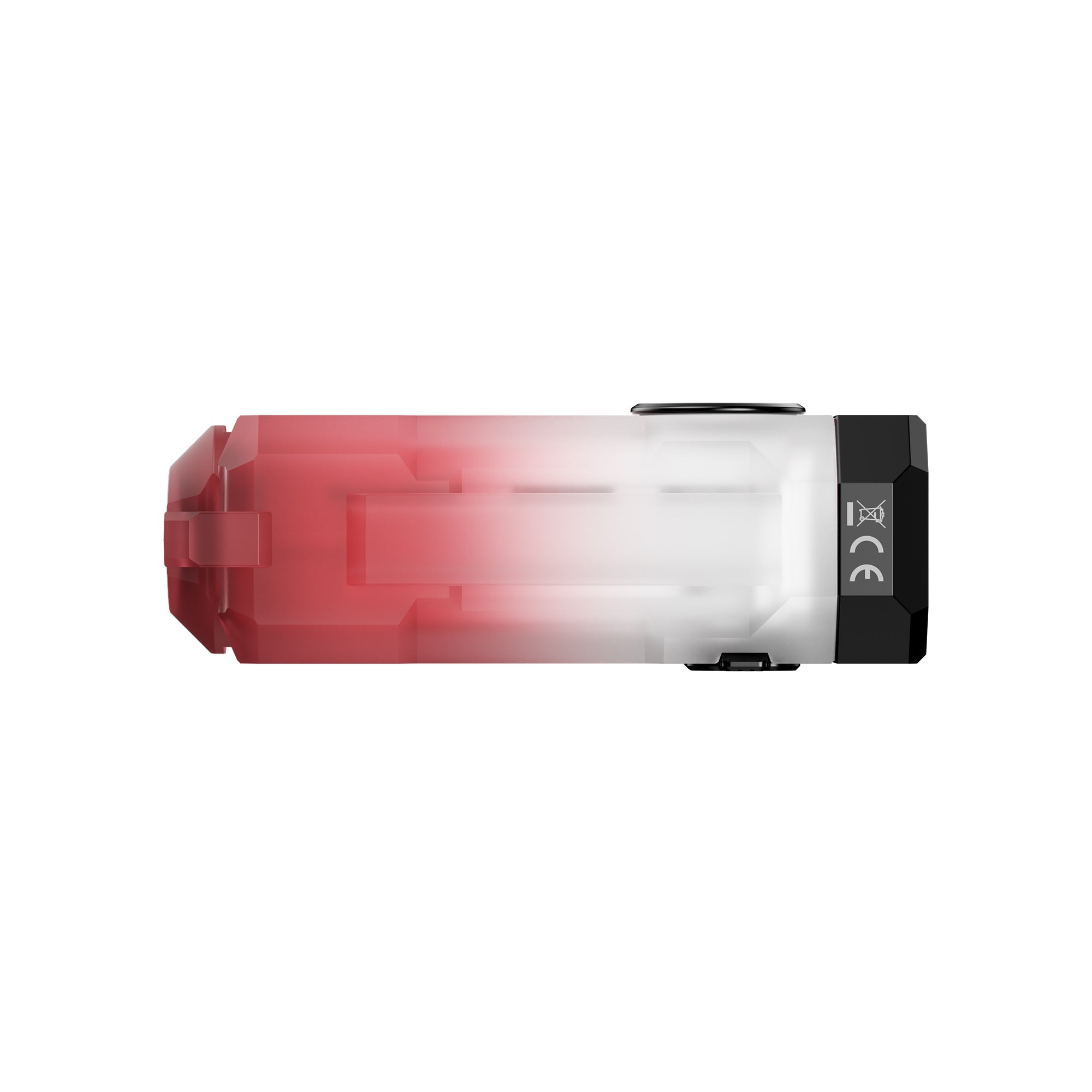 WUBEN E2 Pulse Rød – 150 lumen mini nøgleringslygte - Gelblastershop.dk